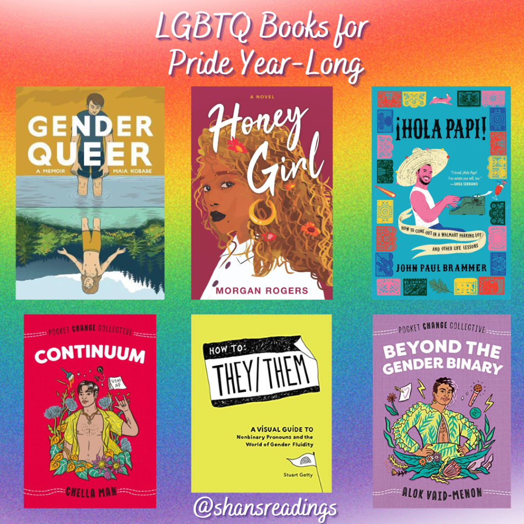 LGBTQIA+ Books for Pride&nbsp;365